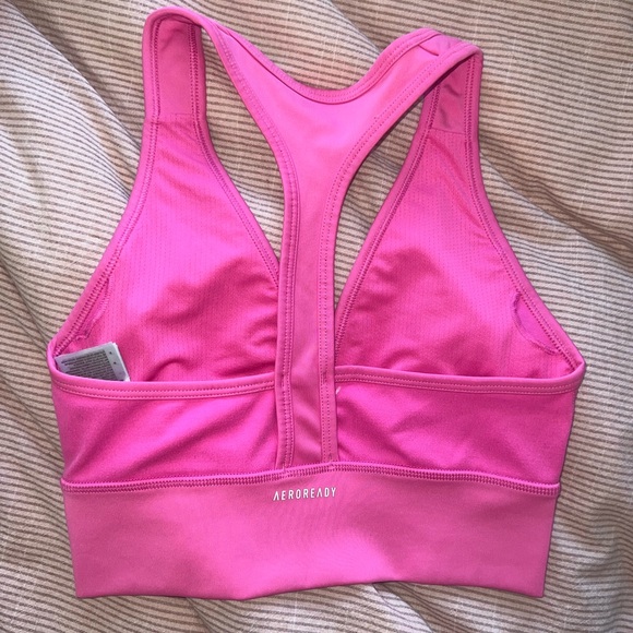 Adidas hot pink sports bra - Picture 2 of 3